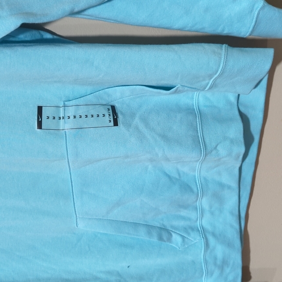 Aqua Nike funnel neck sweatshirt - Picture 3 of 7